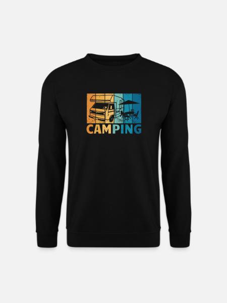 Camper Gift Idea Camping - Unisex Sweatshirt - black