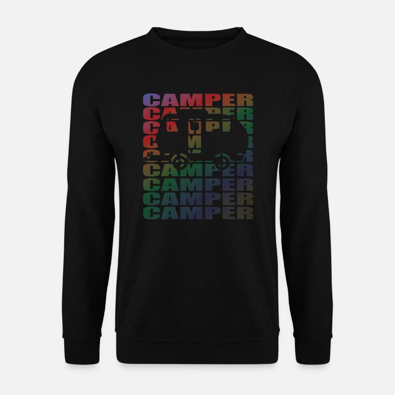 Camper Geschenkidee Camping - Unisex Pullover - Schwarz