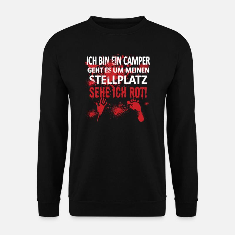 Camper Geschenkidee Camping - Unisex Pullover - Schwarz