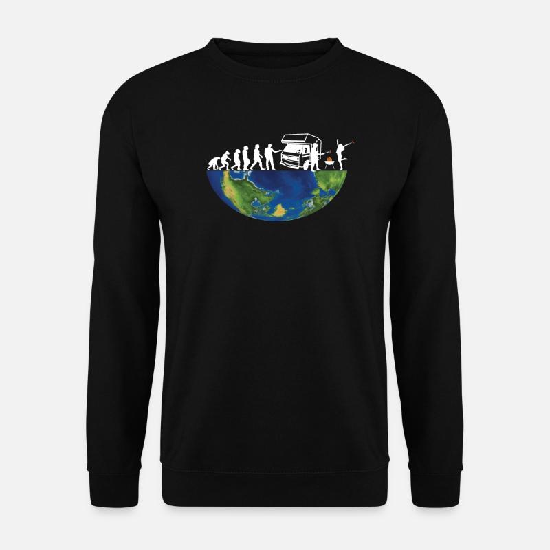 Camper Geschenkidee Camping - Unisex Pullover - Schwarz