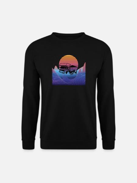 Camper Gift Idea Camping - Unisex Sweatshirt - black
