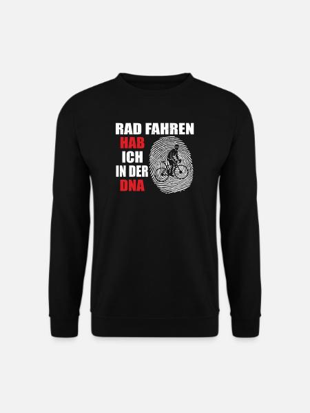 Fahrrad Zubehör Radfahrer Motiv - Unisex Pullover - Schwarz