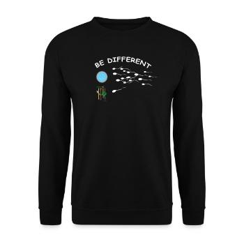 Gardener Accessories Garden Motif - Unisex Sweatshirt - black - Front - Alina (178cm) & Michal (187cm)