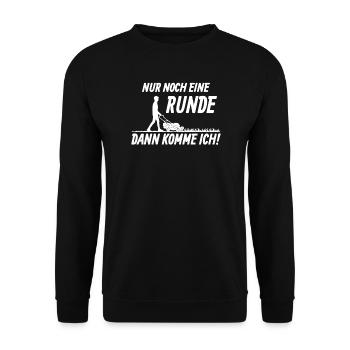 Gardener Accessories Garden Motif - Unisex Sweatshirt - black - Front - Alina (178cm) & Michal (187cm)