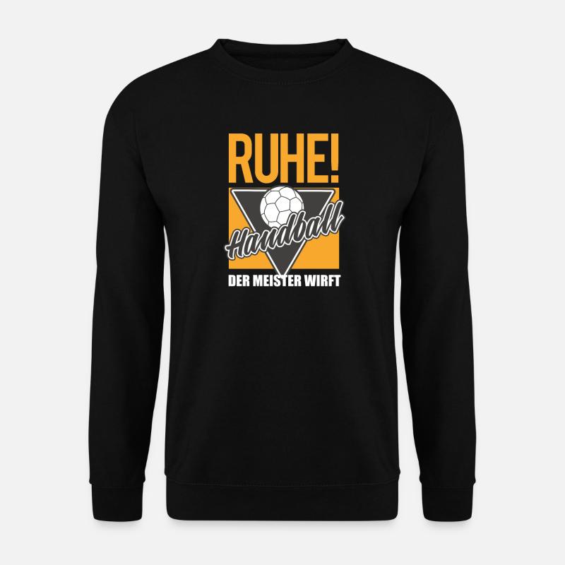 Handball Zubehör handballer Motiv - Unisex Pullover - Schwarz