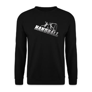 Accessoires de handball motif handball - Sweat-shirt Unisexe - noir - Devant - Alina (178cm) & Michal (187cm)