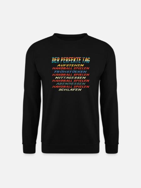 Handball Zubehör handballer Motiv - Unisex Pullover - Schwarz