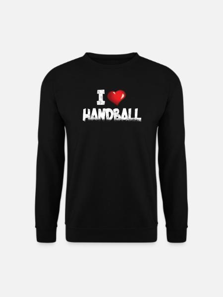 Handball Zubehör handballer Motiv - Unisex Pullover - Schwarz