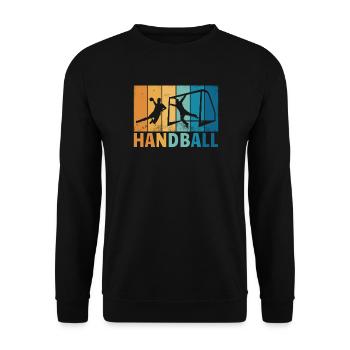 Accessoires de handball motif handball - Sweat-shirt Unisexe - noir - Devant - Alina (178cm) & Michal (187cm)