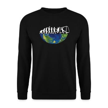 Accessoires de handball motif handball - Sweat-shirt Unisexe - noir - Devant - Alina (178cm) & Michal (187cm)
