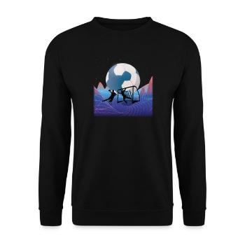 Accessoires de handball motif handball - Sweat-shirt Unisexe - noir - Devant - Alina (178cm) & Michal (187cm)