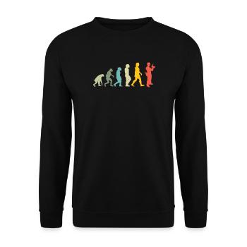 Artisans d’idées cadeaux DIY - Sweat-shirt Unisexe - noir - Devant - Alina (178cm) & Michal (187cm)