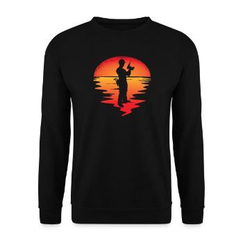 Artisans d’idées cadeaux DIY - Sweat-shirt Unisexe - noir - Devant - Alina (178cm) & Michal (187cm)