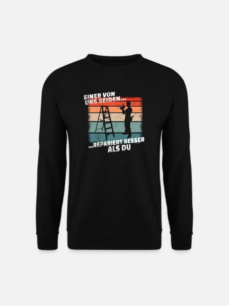 DIY Gift Idea Craftsmen - Unisex Sweatshirt - black