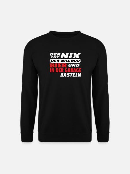 DIY Gift Idea Craftsmen - Unisex Sweatshirt - black