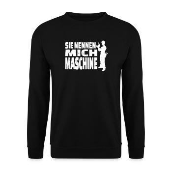 Heimwerker Geschenkidee Handwerker - Unisex Pullover - Schwarz - Vorne - Alina (178cm) & Michal (187cm)