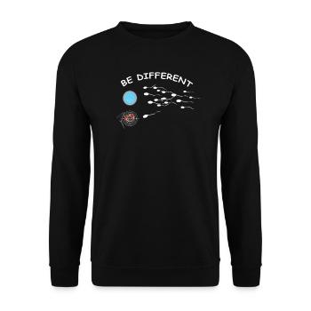Idée de barbecue et de cadeau de camping-car - Sweat-shirt Unisexe - noir - Devant - Alina (178cm) & Michal (187cm)