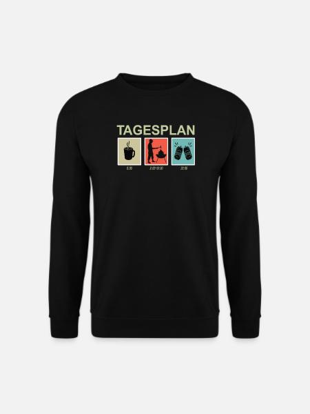 Grillen und Camper Geschenkidee - Unisex Pullover - Schwarz