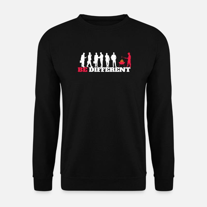 Grillen und Camper Geschenkidee - Unisex Pullover - Schwarz