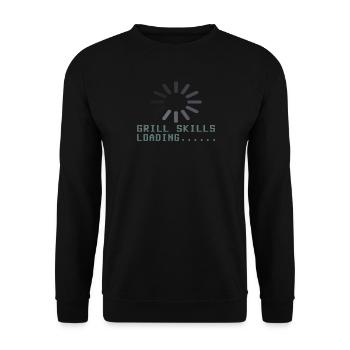 Idée de barbecue et de cadeau de camping-car - Sweat-shirt Unisexe - noir - Devant - Alina (178cm) & Michal (187cm)
