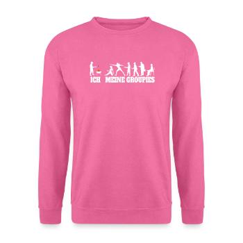 Grillen und Camper Geschenkidee - Unisex Pullover - Pink - Vorne