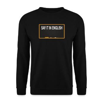 Accessoires pour enseignants pour votre humour - Sweat-shirt Unisexe - noir - Devant - Alina (178cm) & Michal (187cm)