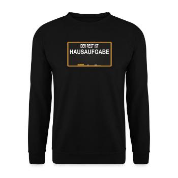 Lehrer Zubehör für deinen Humor - Unisex Pullover - Schwarz - Vorne - Alina (178cm) & Michal (187cm)