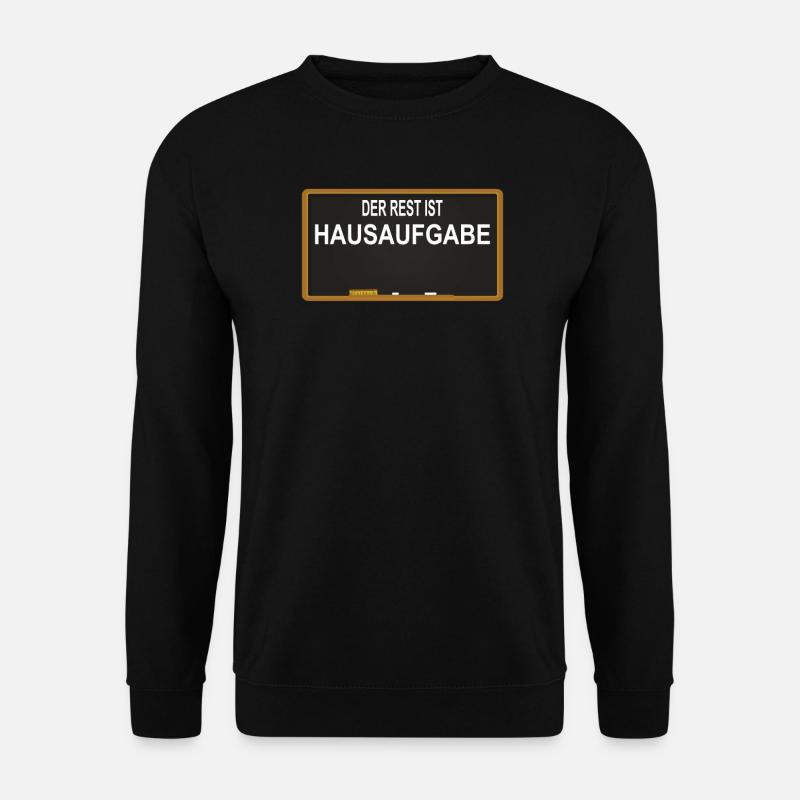 Lehrer Zubehör für deinen Humor - Unisex Pullover - Schwarz