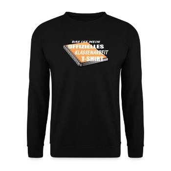 Lehrer Zubehör für deinen Humor - Unisex Pullover - Schwarz - Vorne - Alina (178cm) & Michal (187cm)