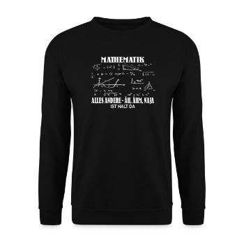 Lehrer Zubehör für deinen Humor - Unisex Pullover - Schwarz - Vorne - Alina (178cm) & Michal (187cm)