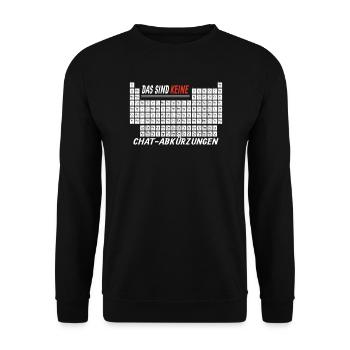 Lehrer Zubehör für deinen Humor - Unisex Pullover - Schwarz - Vorne - Alina (178cm) & Michal (187cm)