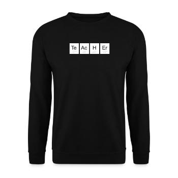 Accessoires pour enseignants pour votre humour - Sweat-shirt Unisexe - noir - Devant - Alina (178cm) & Michal (187cm)