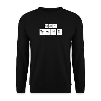 Accessoires pour enseignants pour votre humour - Sweat-shirt Unisexe - noir - Devant - Alina (178cm) & Michal (187cm)