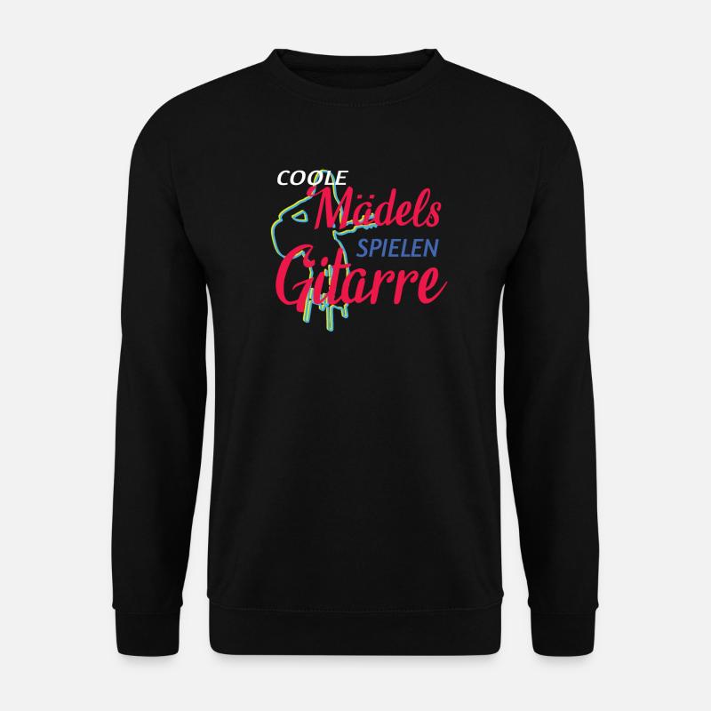 Geschenkidee für Gitarrenspieler - Unisex Pullover - Schwarz