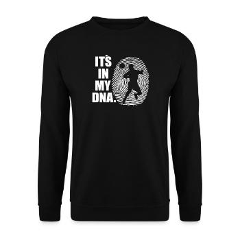 Football Accessories Gift Idea Football Fan - Unisex Sweatshirt - black - Front - Alina (178cm) & Michal (187cm)