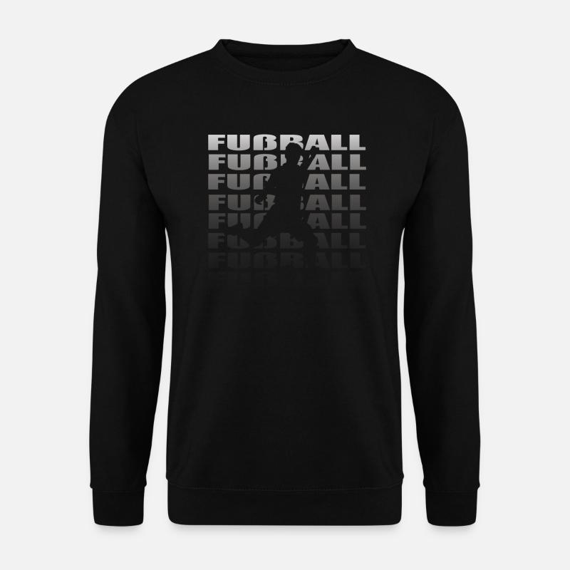Fußballzubehör Geschenkidee Fußballfan - Unisex Pullover - Schwarz