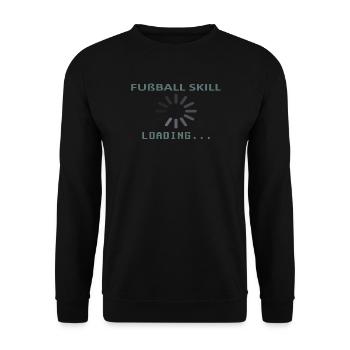 Fußballzubehör Geschenkidee Fußballfan - Unisex Pullover - Schwarz - Vorne - Alina (178cm) & Michal (187cm)