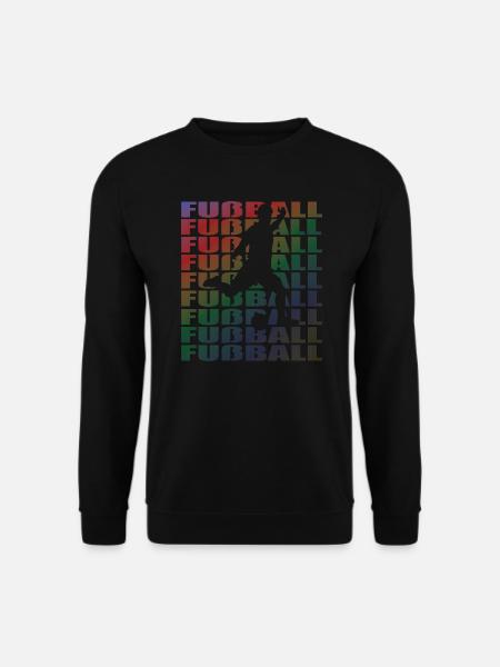 Fußballzubehör Geschenkidee Fußballfan - Unisex Pullover - Schwarz