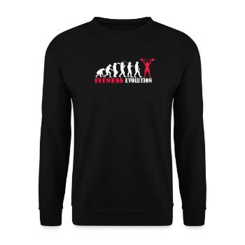 Accessoires de fitness pour athlètes - Sweat-shirt Unisexe - noir - Devant - Alina (178cm) & Michal (187cm)