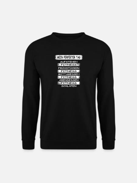 Fitnesszubehör für Sportler - Unisex Pullover - Schwarz
