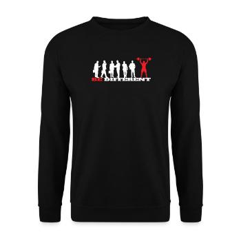 Accessoires de fitness pour athlètes - Sweat-shirt Unisexe - noir - Devant - Alina (178cm) & Michal (187cm)