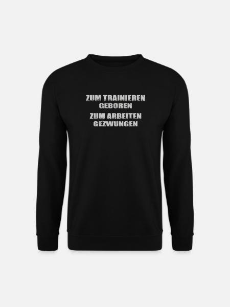 Fitnesszubehör für Sportler - Unisex Pullover - Schwarz