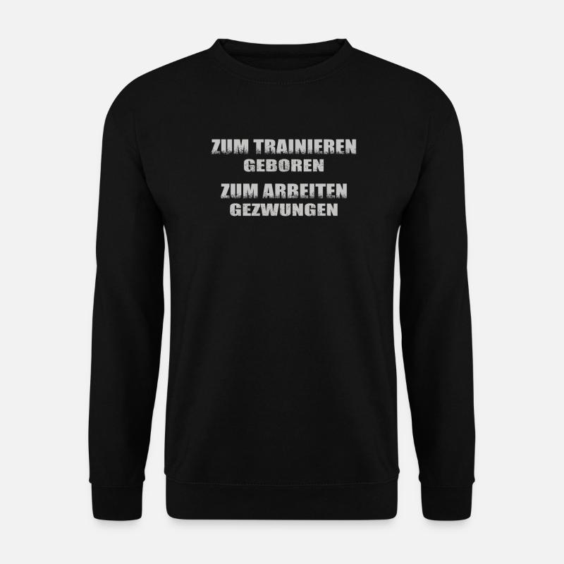 Fitnesszubehör für Sportler - Unisex Pullover - Schwarz