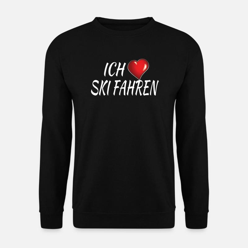 Skizubehör für Skifahrer - Unisex Pullover - Schwarz