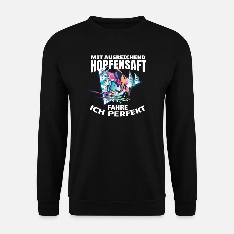 Skizubehör für Skifahrer - Unisex Pullover - Schwarz