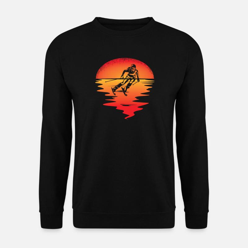 Skizubehör für Skifahrer - Unisex Pullover - Schwarz