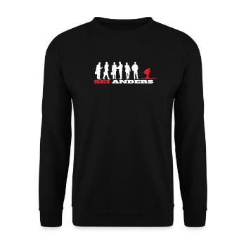 Ski accessories for skiers - Unisex Sweatshirt - black - Front - Alina (178cm) & Michal (187cm)