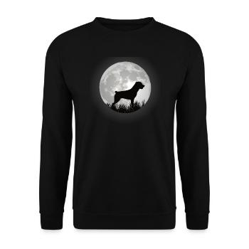 Accessoires pour chiens Rottweiler Propriétaires de chiens - Sweat-shirt Unisexe - noir - Devant - Alina (178cm) & Michal (187cm)