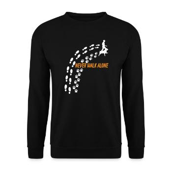 Accessoires pour chiens Rottweiler Propriétaires de chiens - Sweat-shirt Unisexe - noir - Devant - Alina (178cm) & Michal (187cm)