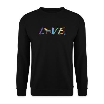 Accessoires pour chiens Rottweiler Propriétaires de chiens - Sweat-shirt Unisexe - noir - Devant - Alina (178cm) & Michal (187cm)